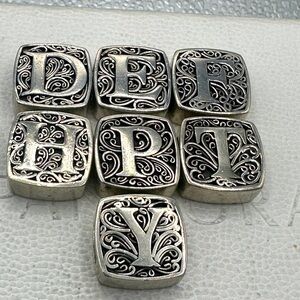 Lori Bonn Sterling Silver INITIAL Charm! YOUR CHOICE!! Reg $88 each,!